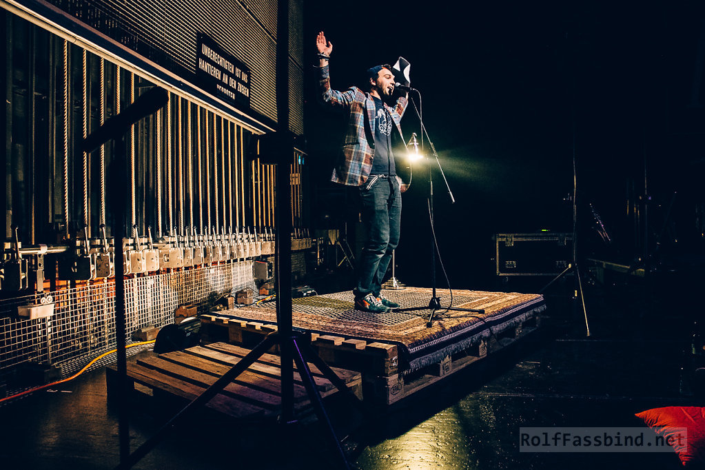 Slam Poetry - Valerio Moser beim Casino on Stage in Zug